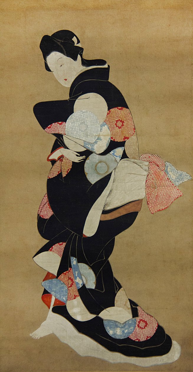 Danser door Hishikawa Moronobu