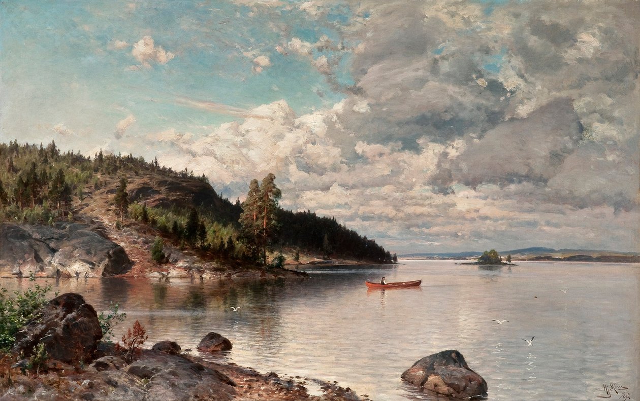 Warme zomerdag door Hjalmar Munsterhjelm