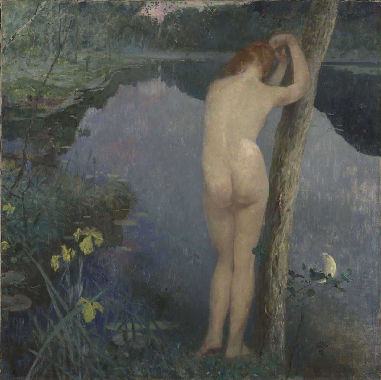 Nocturne door Hjalmer Eilif Emanuel Peterssen