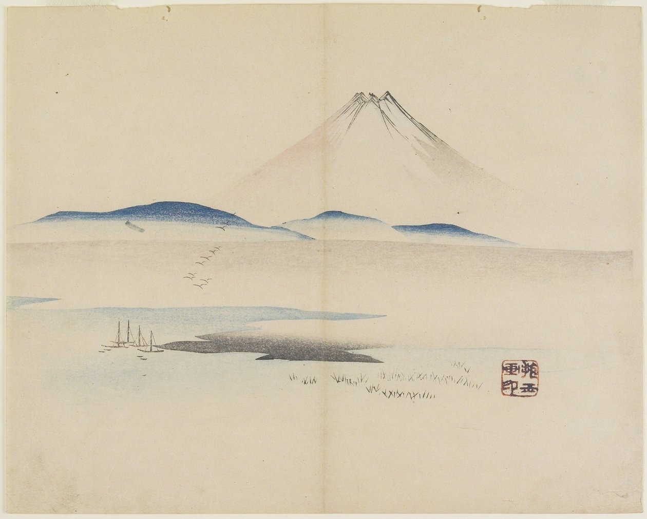 (Mt. Fuji), c. 1830 door Hogyoku