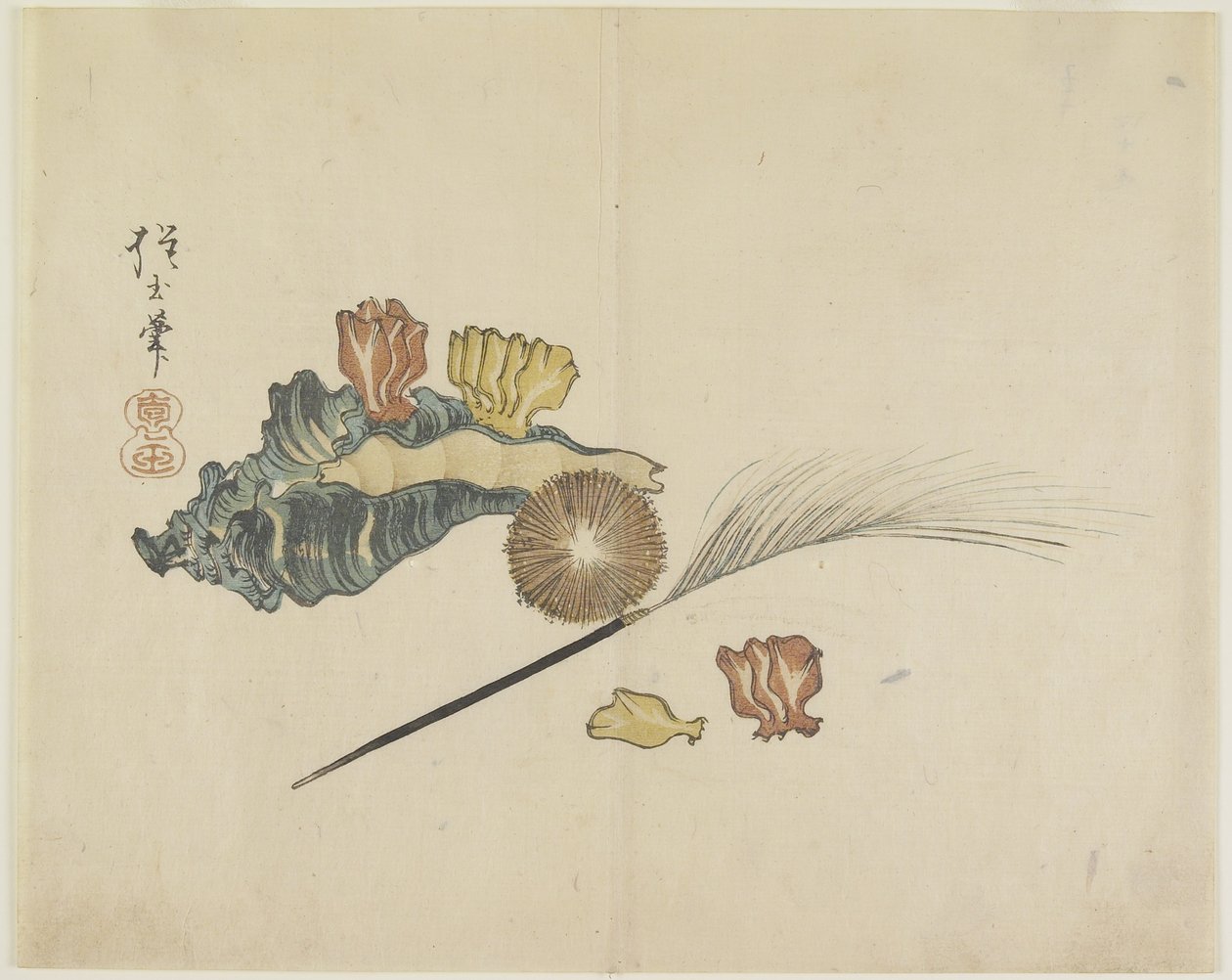 (Schelpen), c. 1830 door Hogyoku