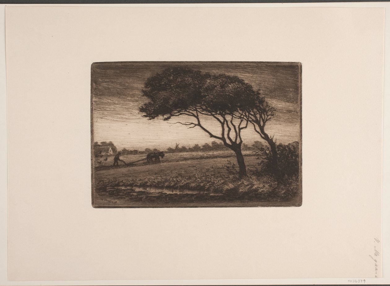 Herfstlandschap door Holger Valdemar Rasmussen Magaard
