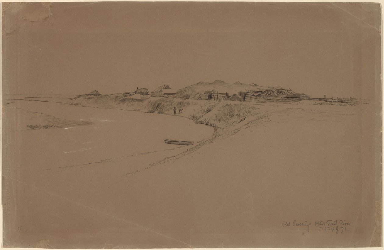 Oude oversteek, Otter Tail River door Homer Dodge Martin