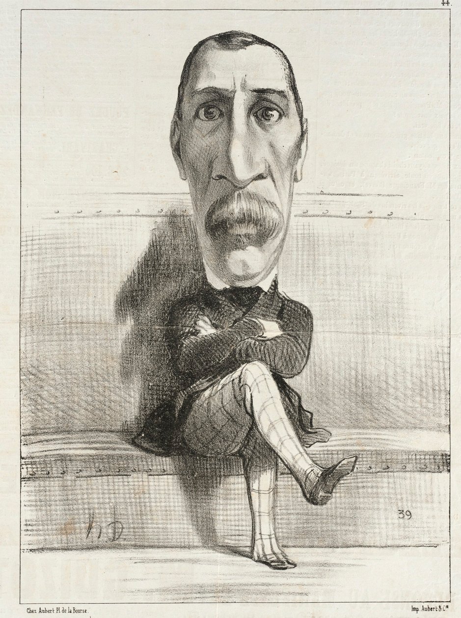 Buvignier door Honoré Daumier