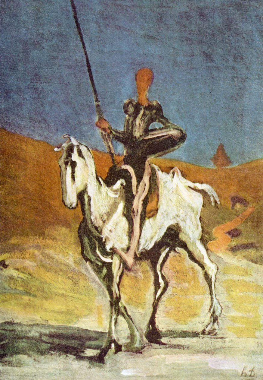 Don Quichot door Honoré Daumier
