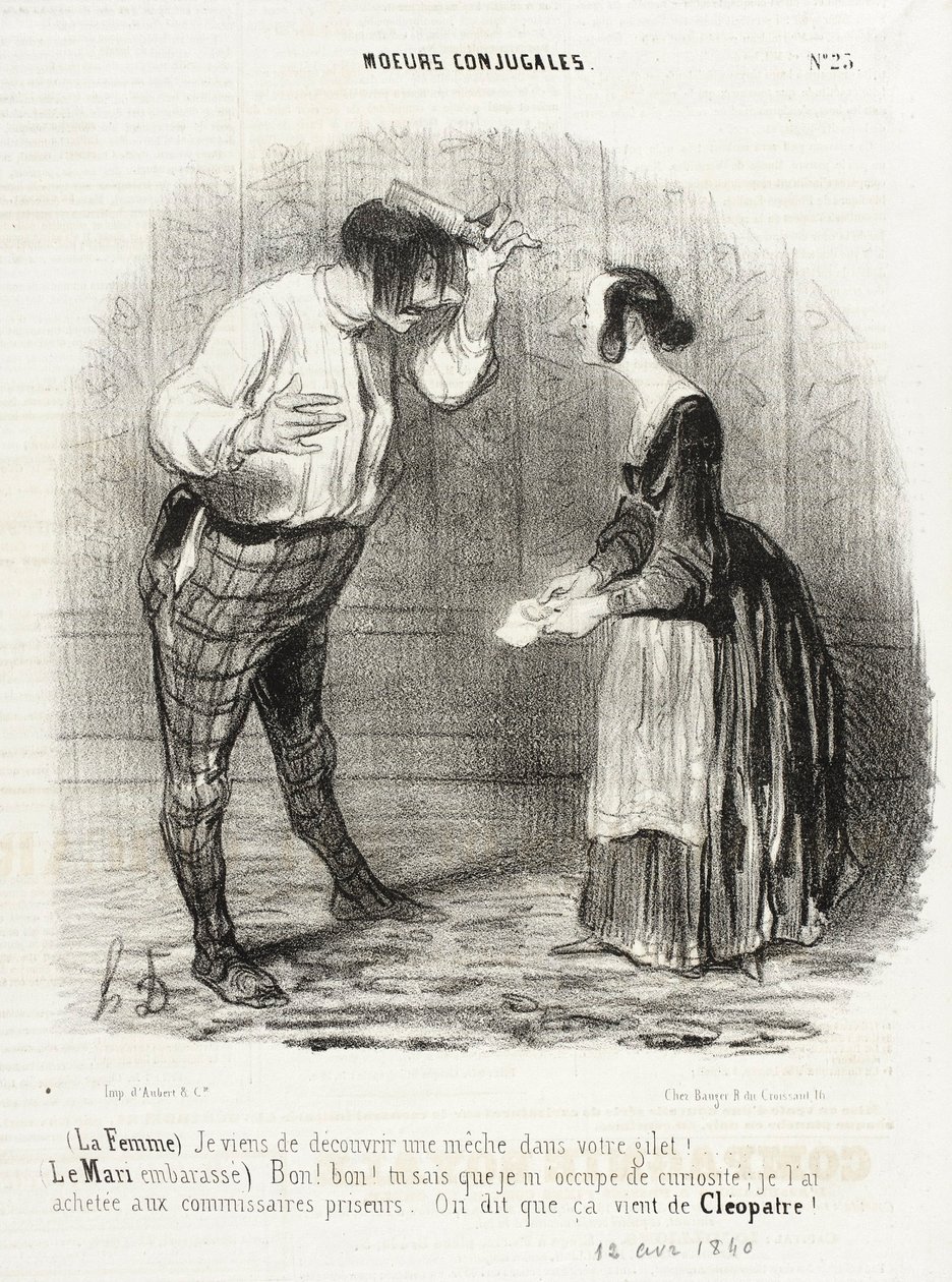 Ik heb net een lont in je vest ontdekt door Honoré Daumier