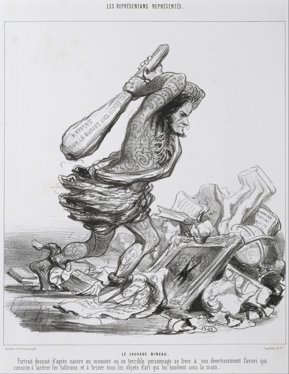 De wilde Bineau door Honoré Daumier