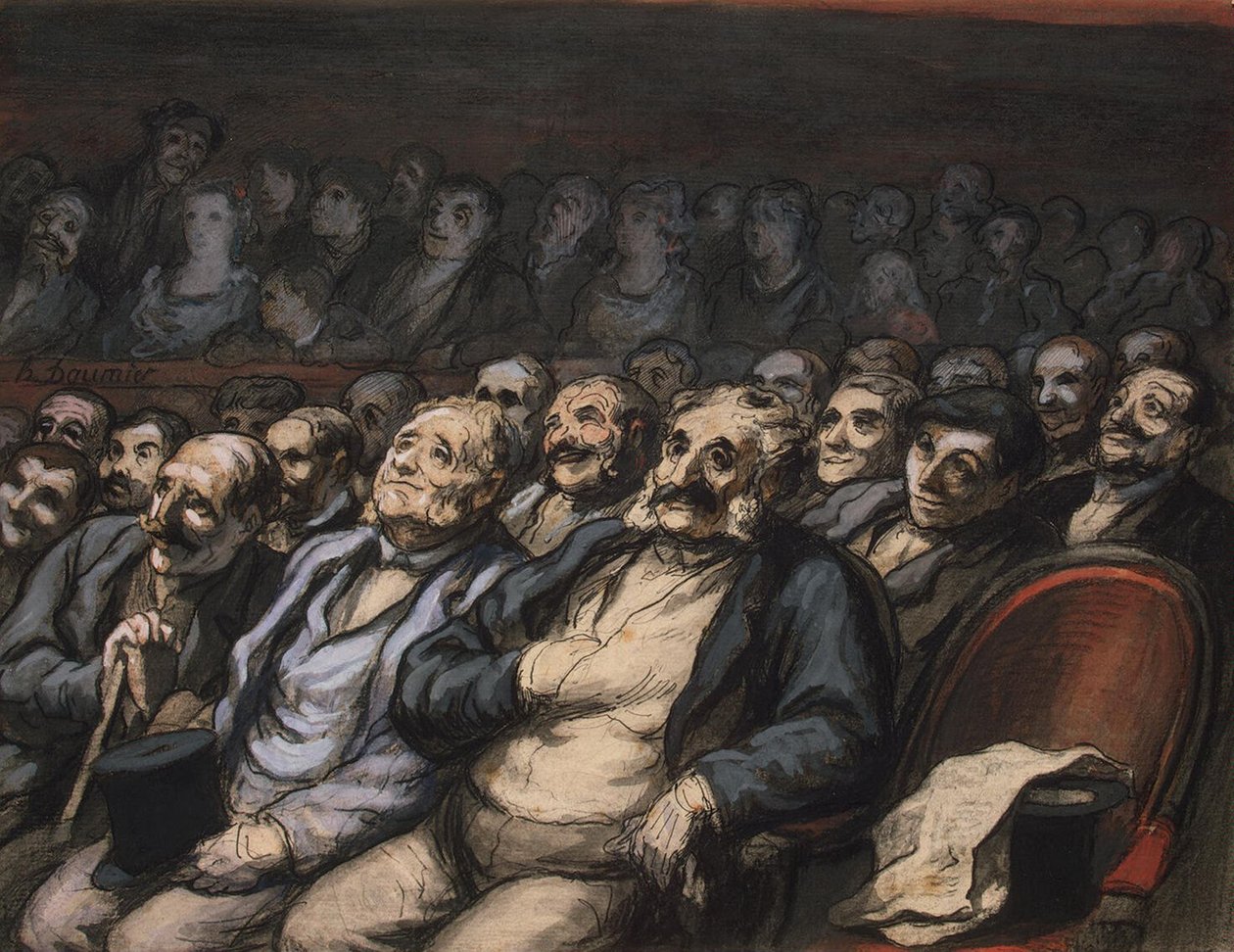Orkeststoel, c.1856 door Honoré Daumier