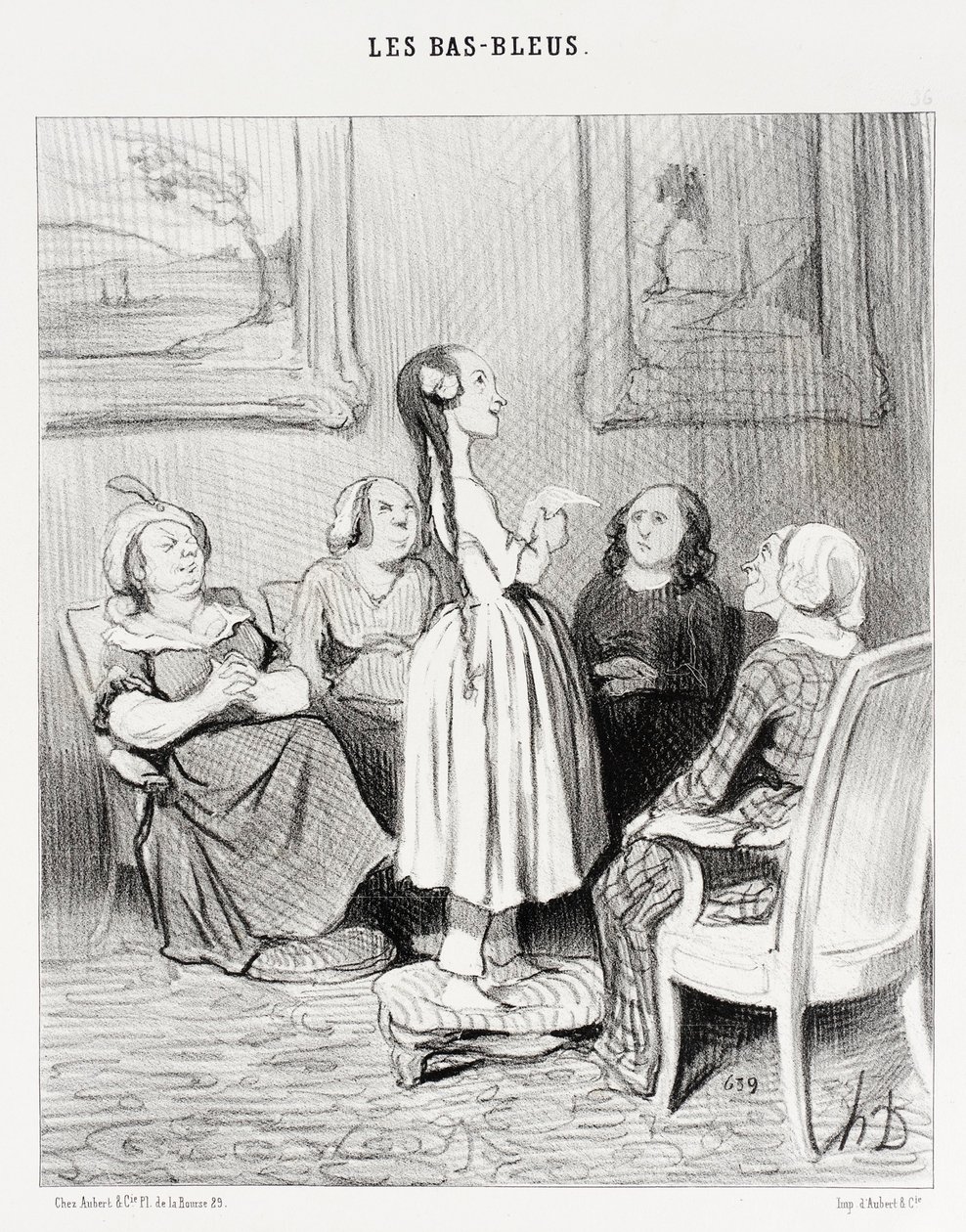 ...al vervloeken ze me door Honoré Daumier