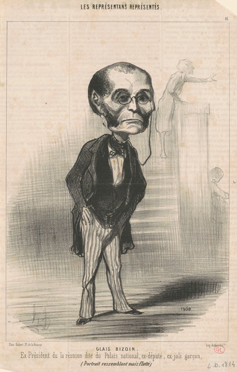 A.O. Glais-Bizoin door Honoré Daumier