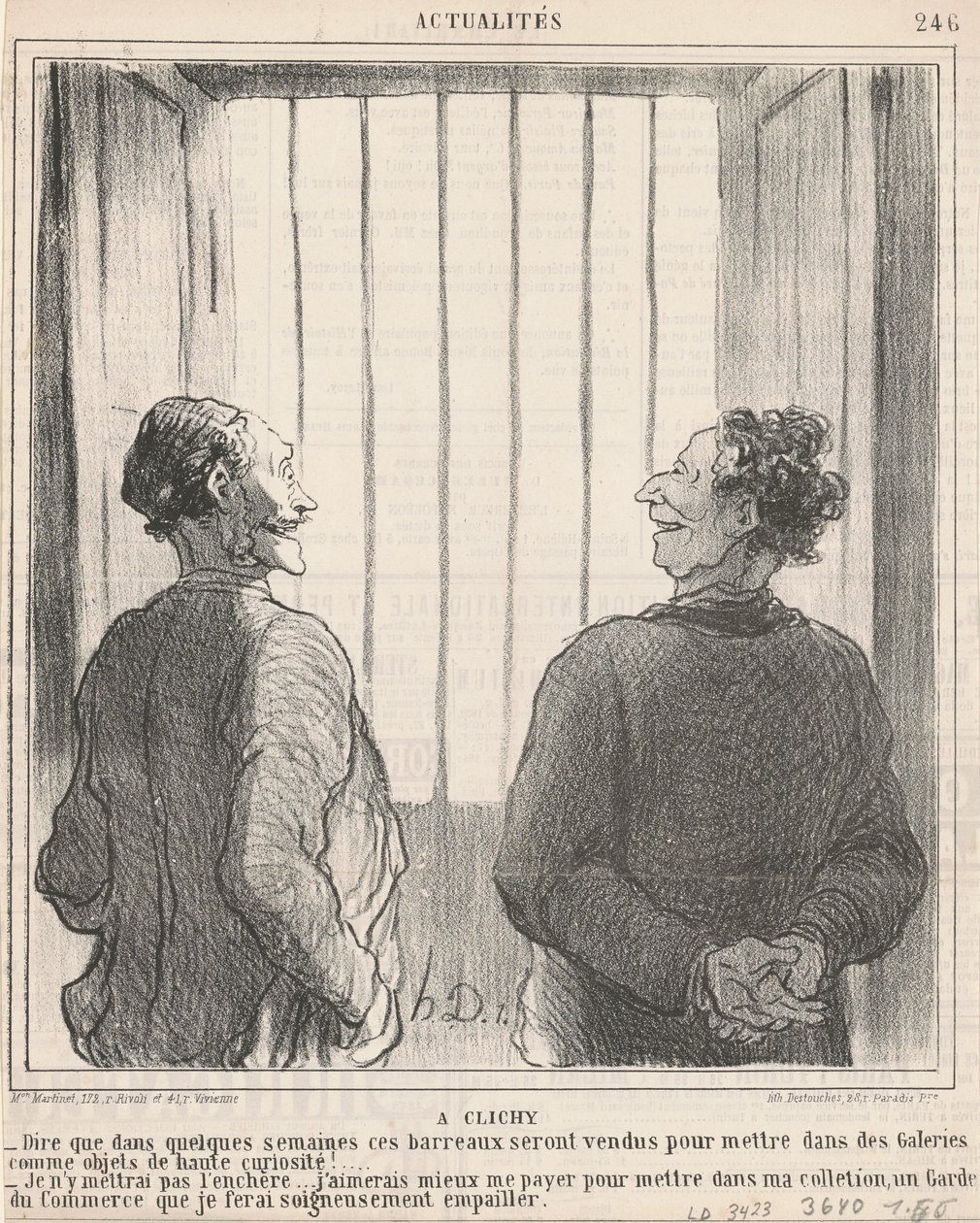 Een Clichy door Honoré Daumier