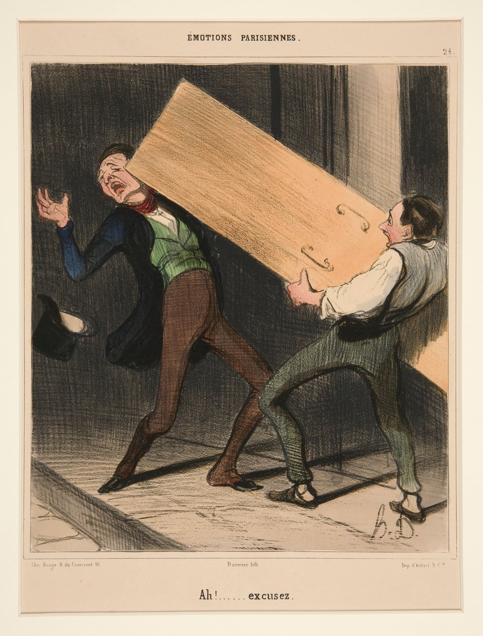 Ah! door Honoré Daumier