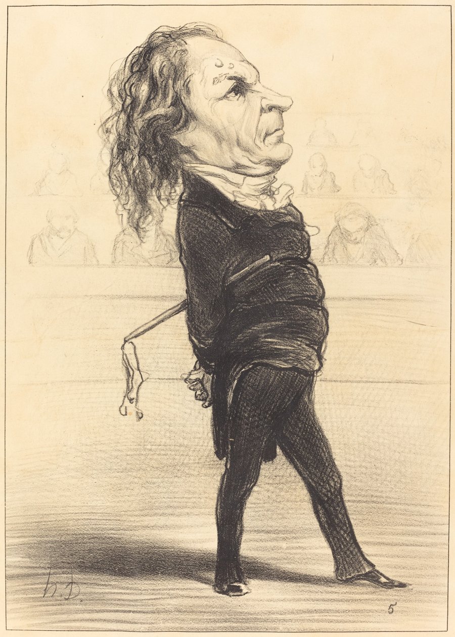 Alex. Thomas Marie door Honoré Daumier