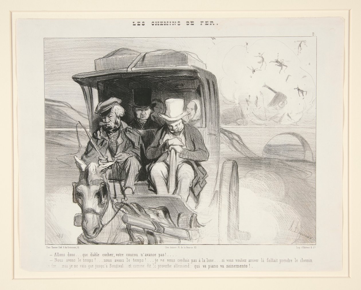 Laten we gaan door Honoré Daumier