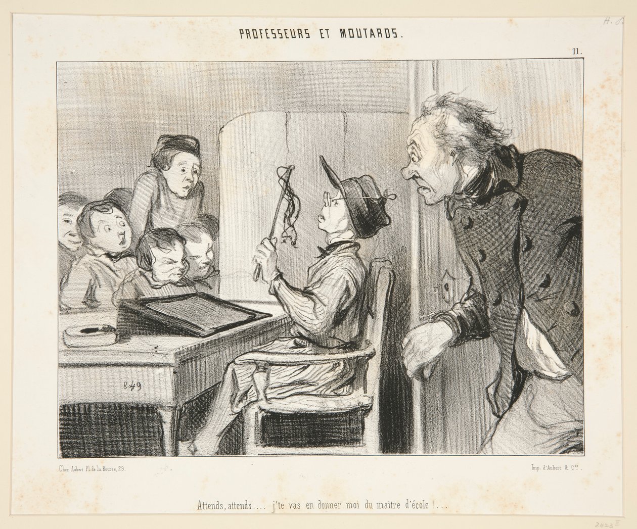 Wacht door Honoré Daumier