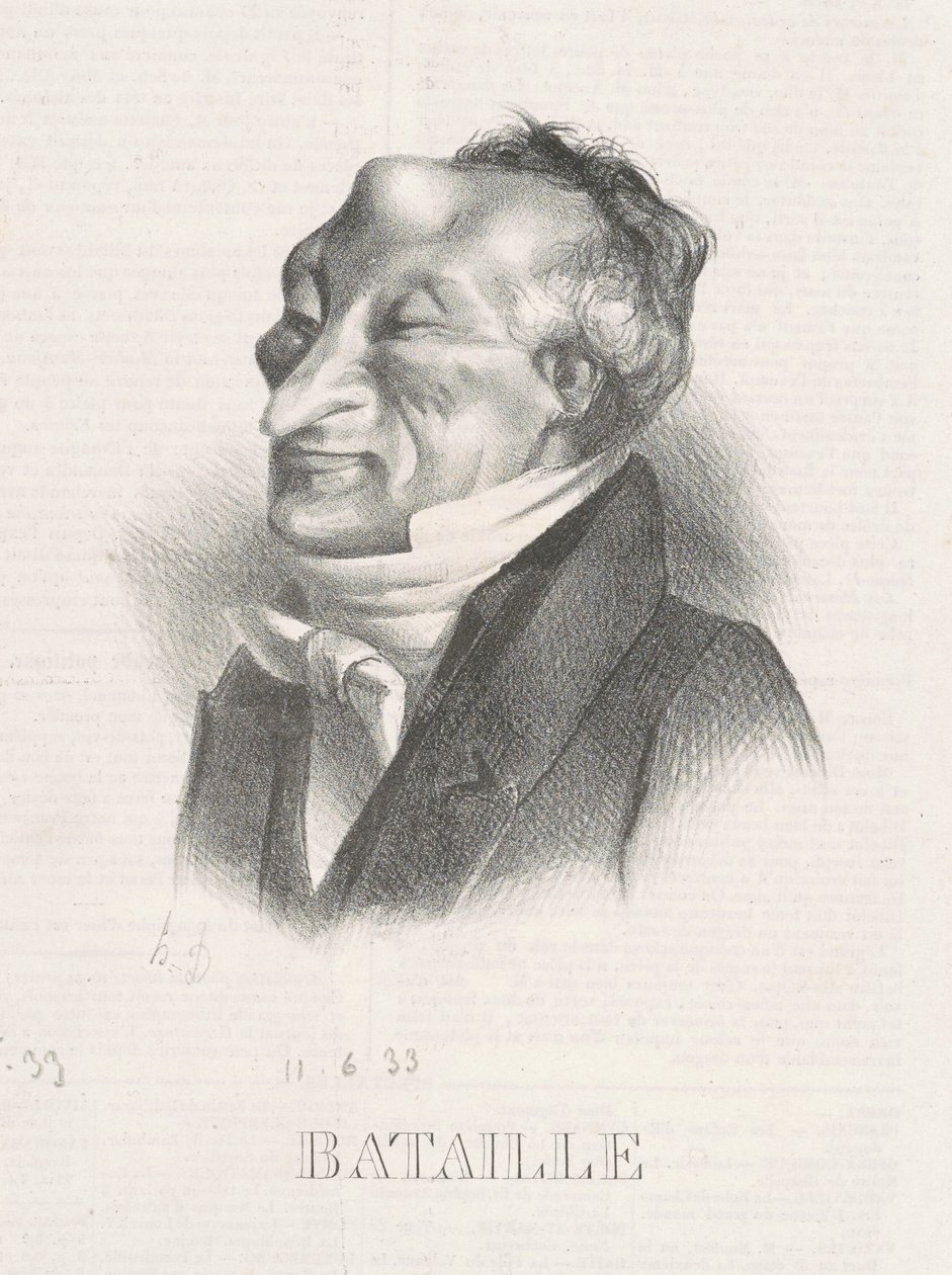 Bataille (Alex. Simon Pataille) door Honoré Daumier