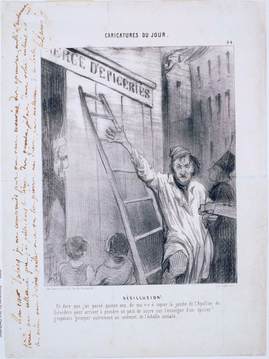 Cartoons van de Dag: Ontgoocheling! door Honoré Daumier