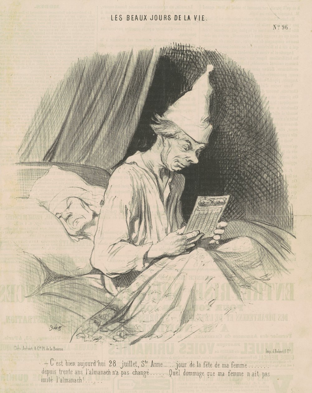 Het is vandaag echt 28 juli... door Honoré Daumier