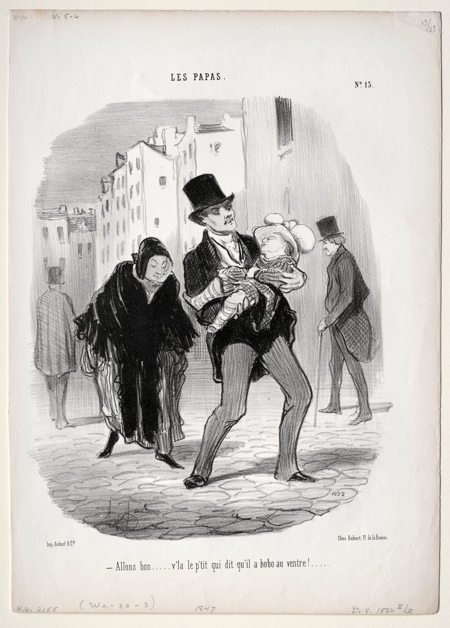 Kom mee, liefje... door Honoré Daumier