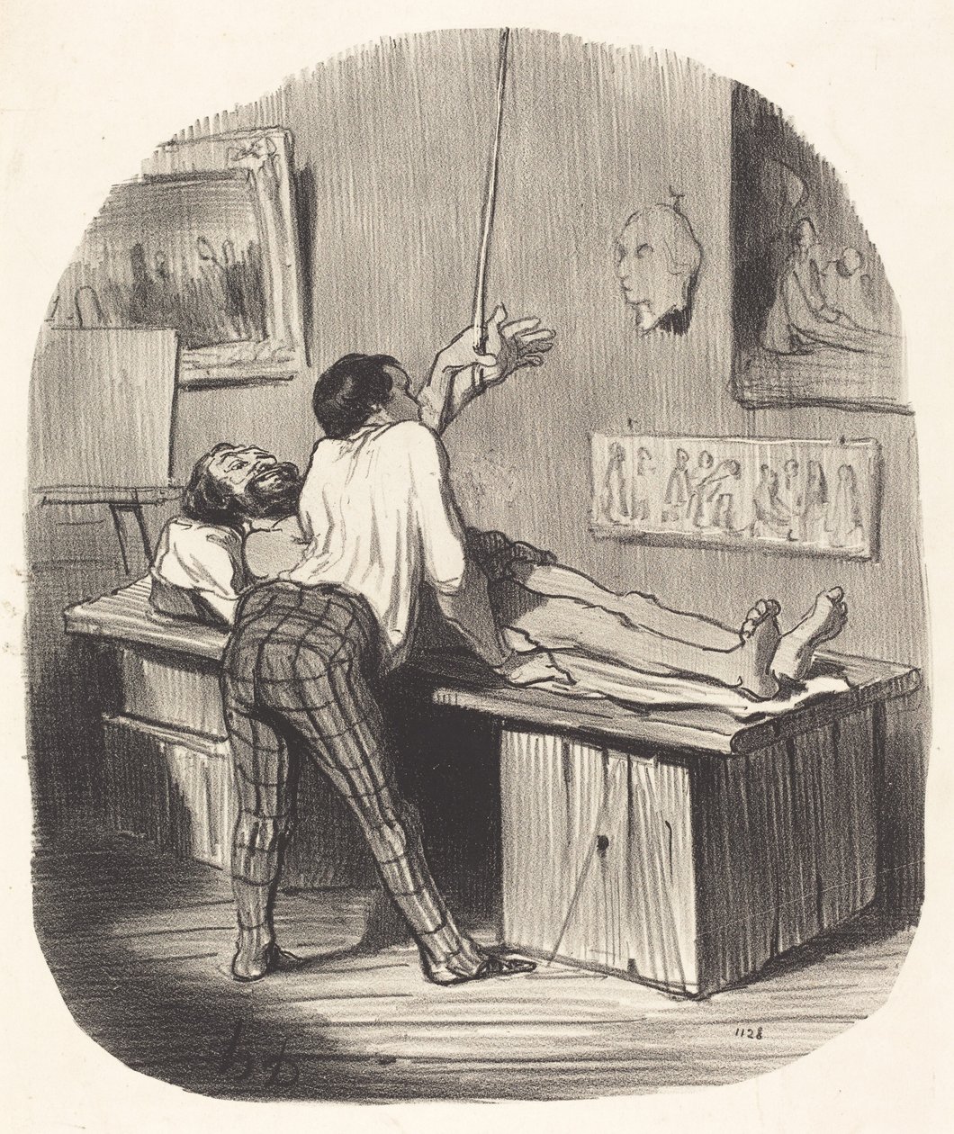 Comment, Saint-Gervais a pris cette... door Honoré Daumier