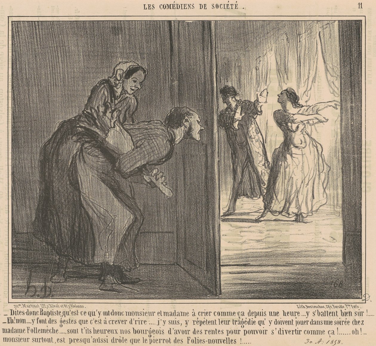 Zeg eens Baptiste ... door Honoré Daumier