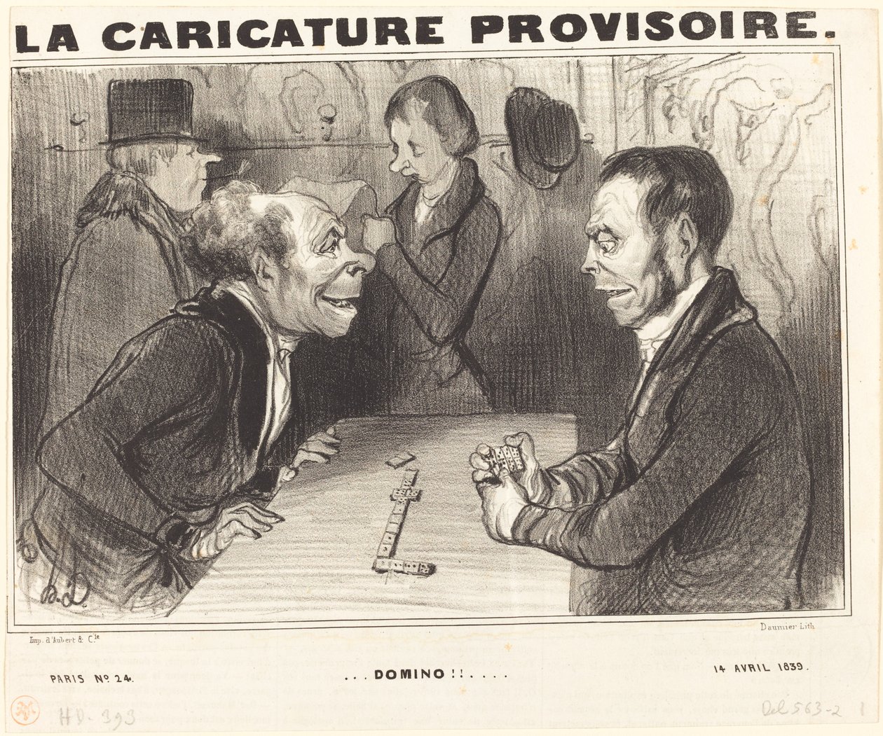 Domino!! door Honoré Daumier