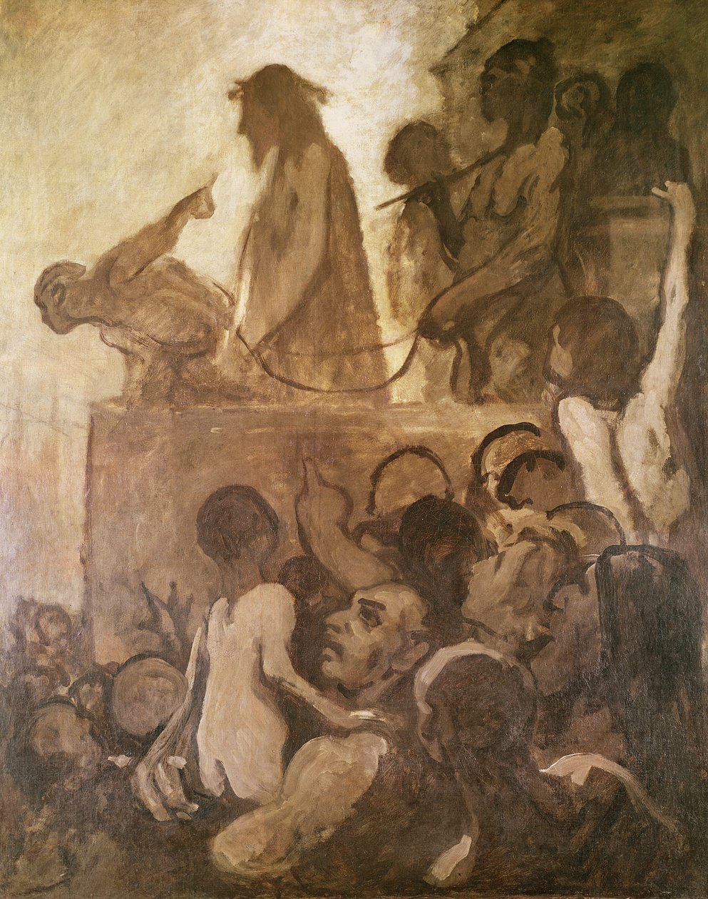 Ecce Homo, ca. 1848-52 door Honoré Daumier