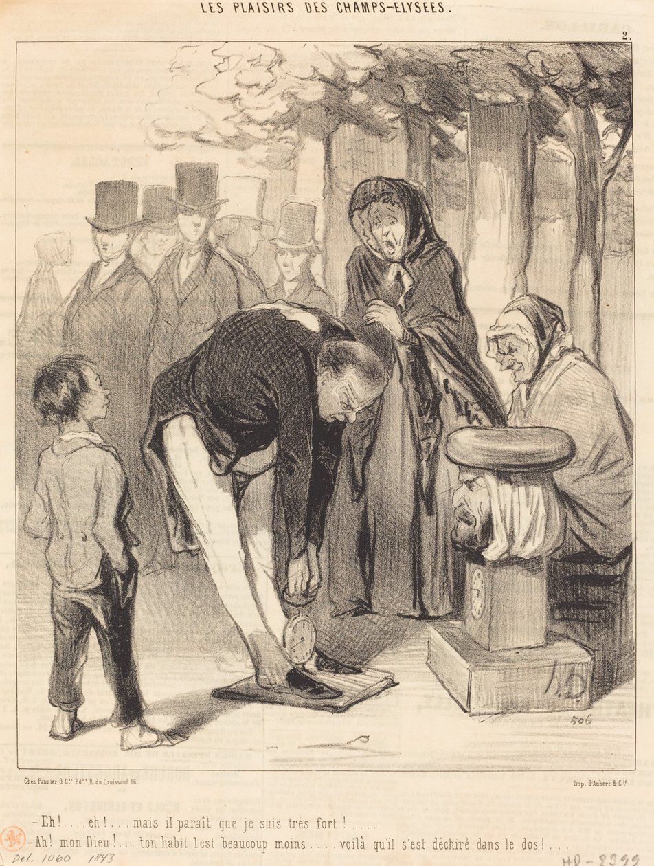 Eh!... Eh!... maar het lijkt erop dat... door Honoré Daumier