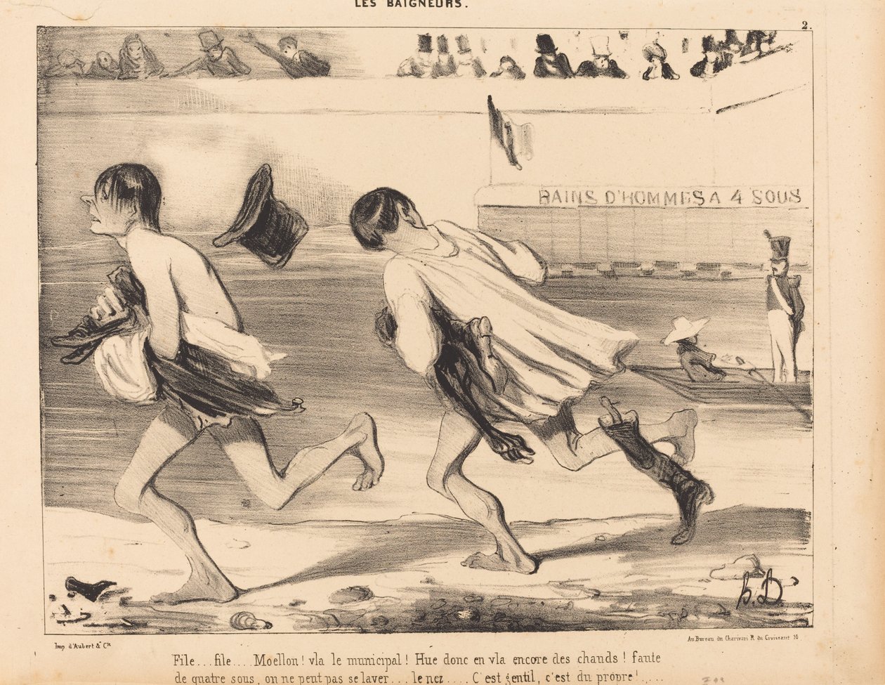File...Moello! Vla de gemeentelijke! door Honoré Daumier