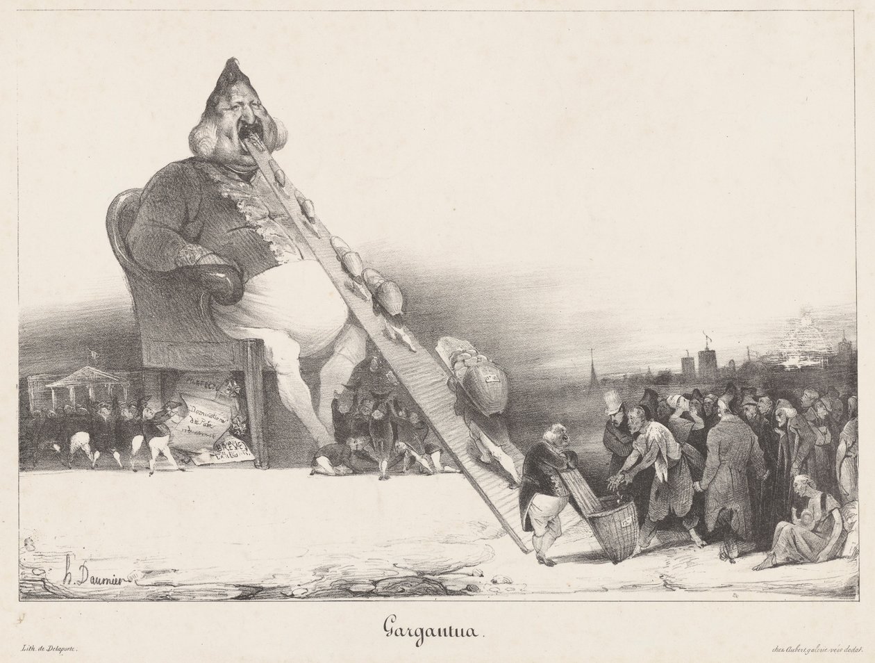 Gargantua door Honoré Daumier