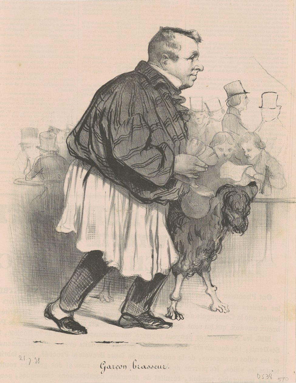 Brouwer jongen ... door Honoré Daumier