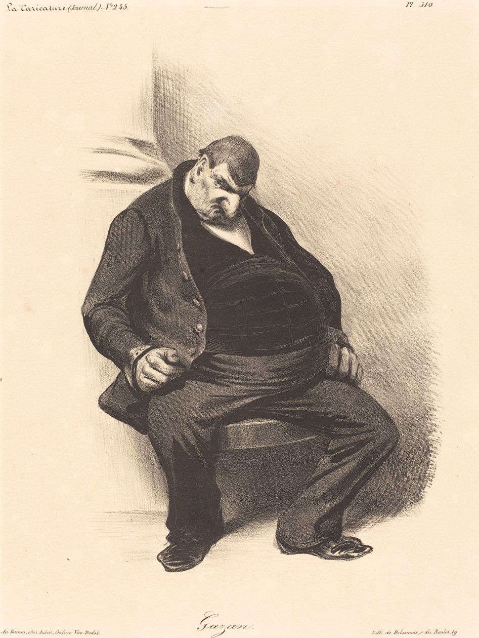Gazan door Honoré Daumier