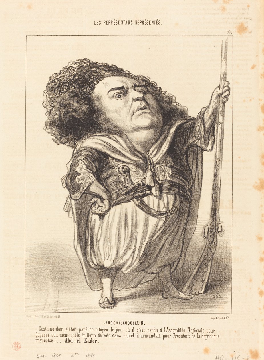 Henri de Larochejacquelein door Honoré Daumier