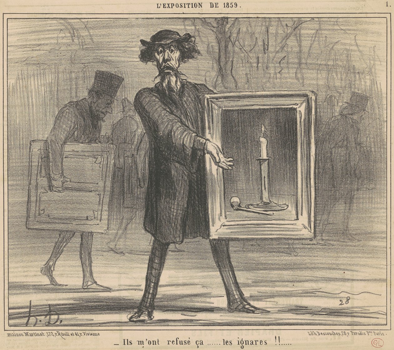 Ze hebben me dat geweigerd ... door Honoré Daumier