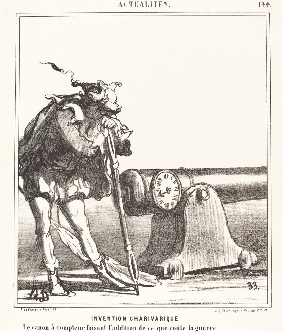 Charivarique Uitvinding door Honoré Daumier
