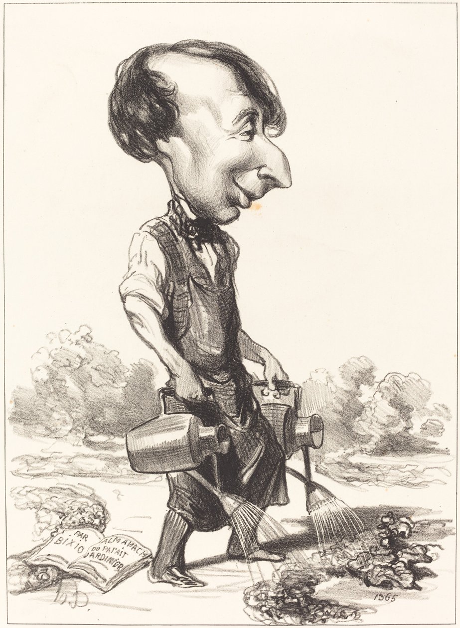 J. Alexandre Bixio door Honoré Daumier