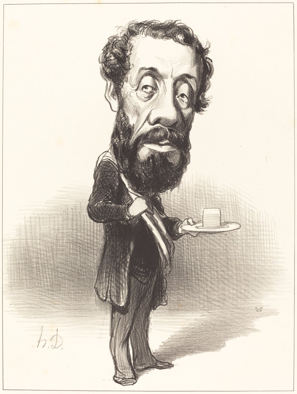 J. Marie-Anne Degousée door Honoré Daumier