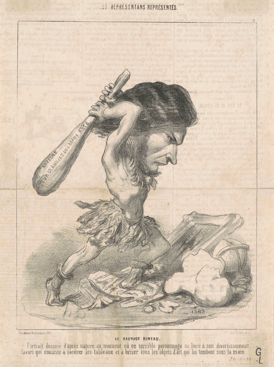 J. Martial Bineau (2e plaat) door Honoré Daumier