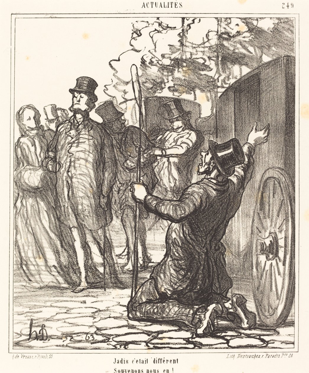 Vroeger was het anders door Honoré Daumier