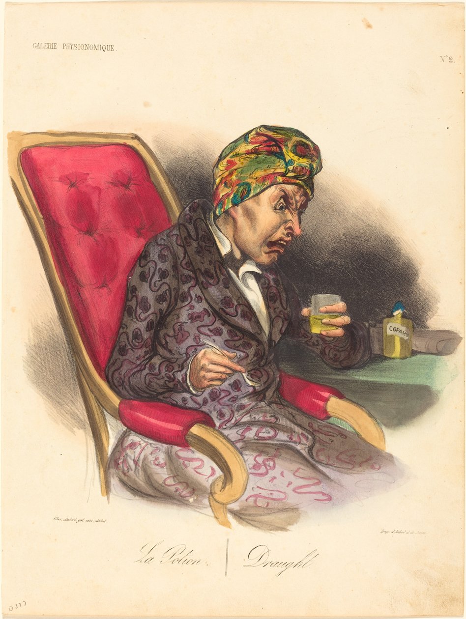 De Toverdrank door Honoré Daumier