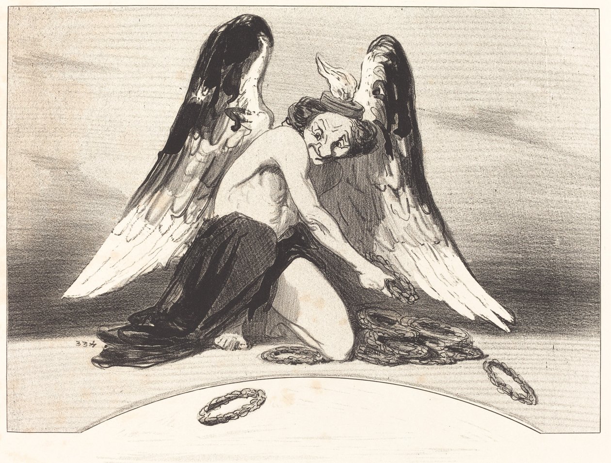 Le Charivari dankbaar voor het jaar 1841 door Honoré Daumier