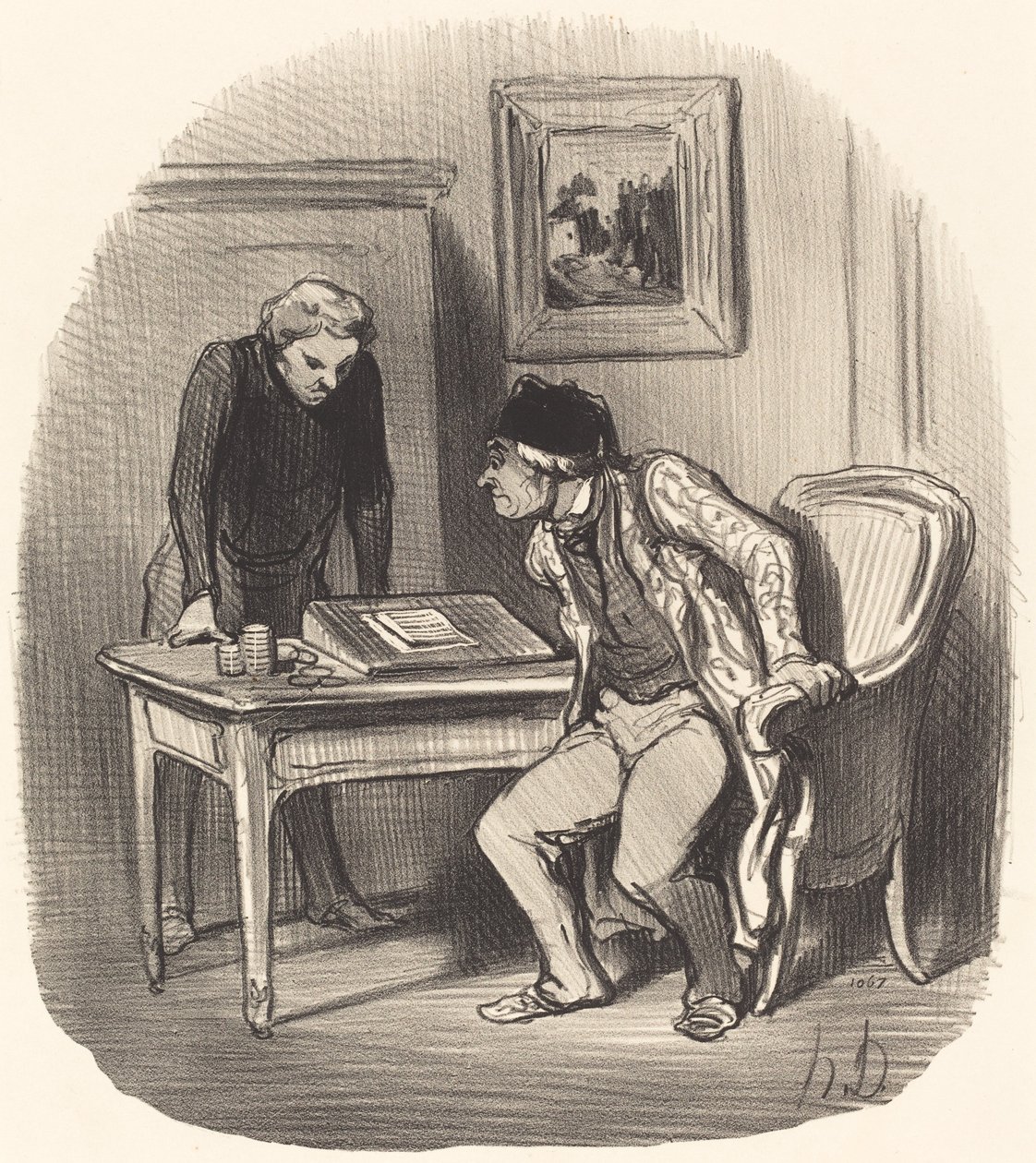 Is de Rekening Correct? door Honoré Daumier