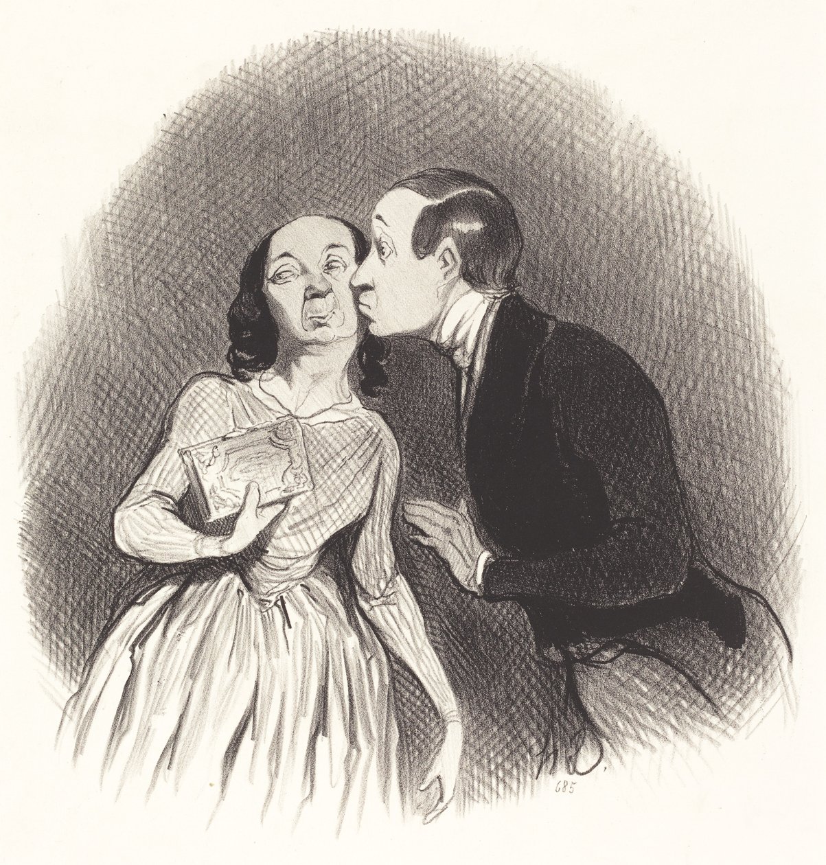 Nieuwjaarsdag door Honoré Daumier