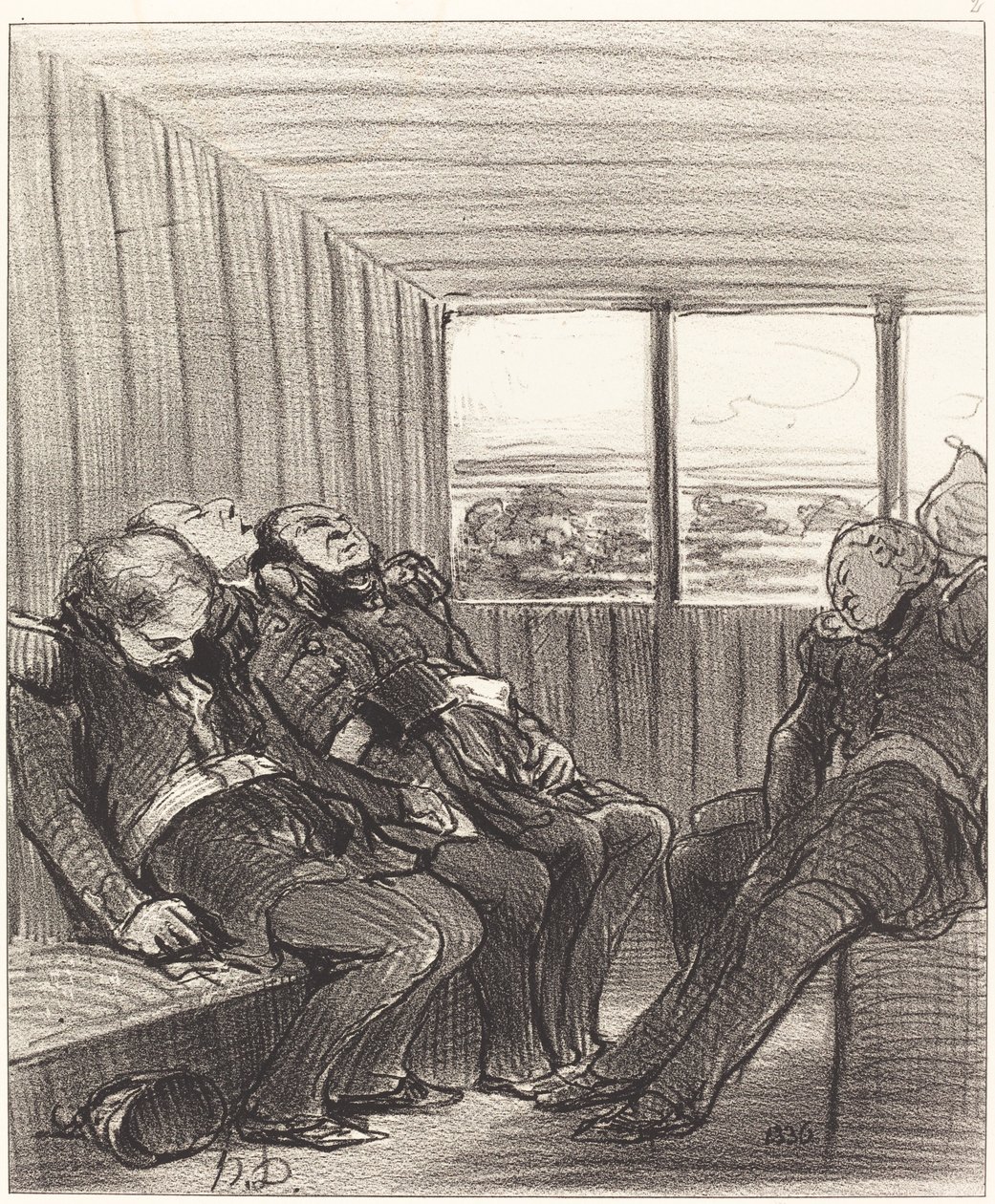 De Reis per Spoor... door Honoré Daumier