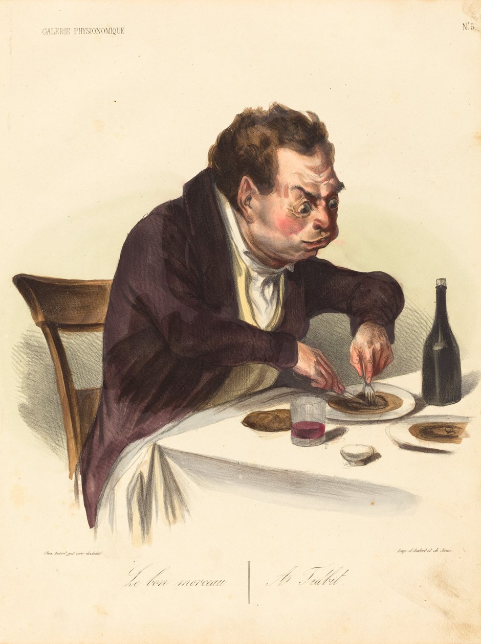 Het goede stuk door Honoré Daumier