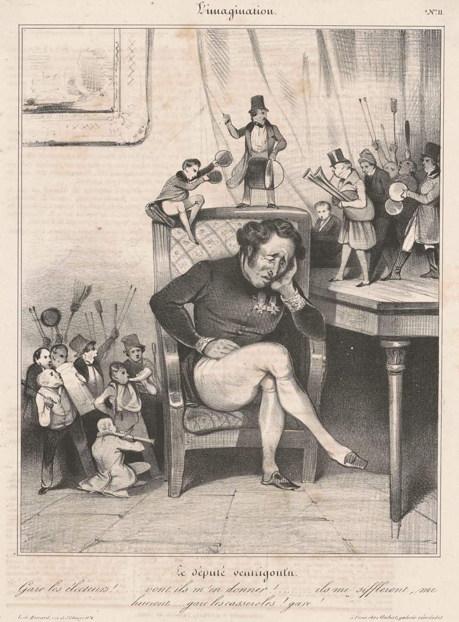 De dikke afgevaardigde door Honoré Daumier
