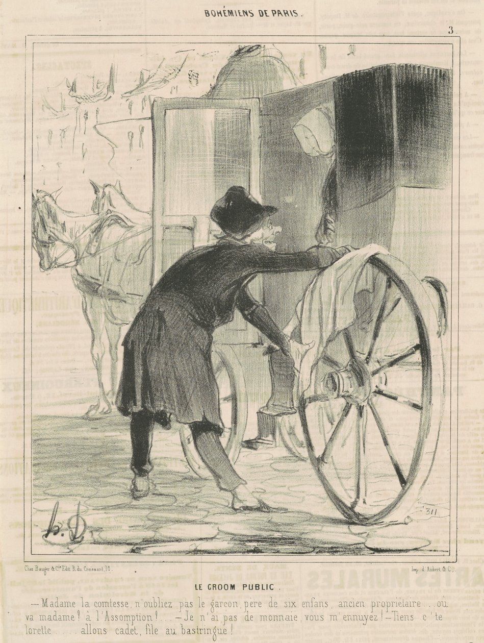 De openbare loopjongen door Honoré Daumier