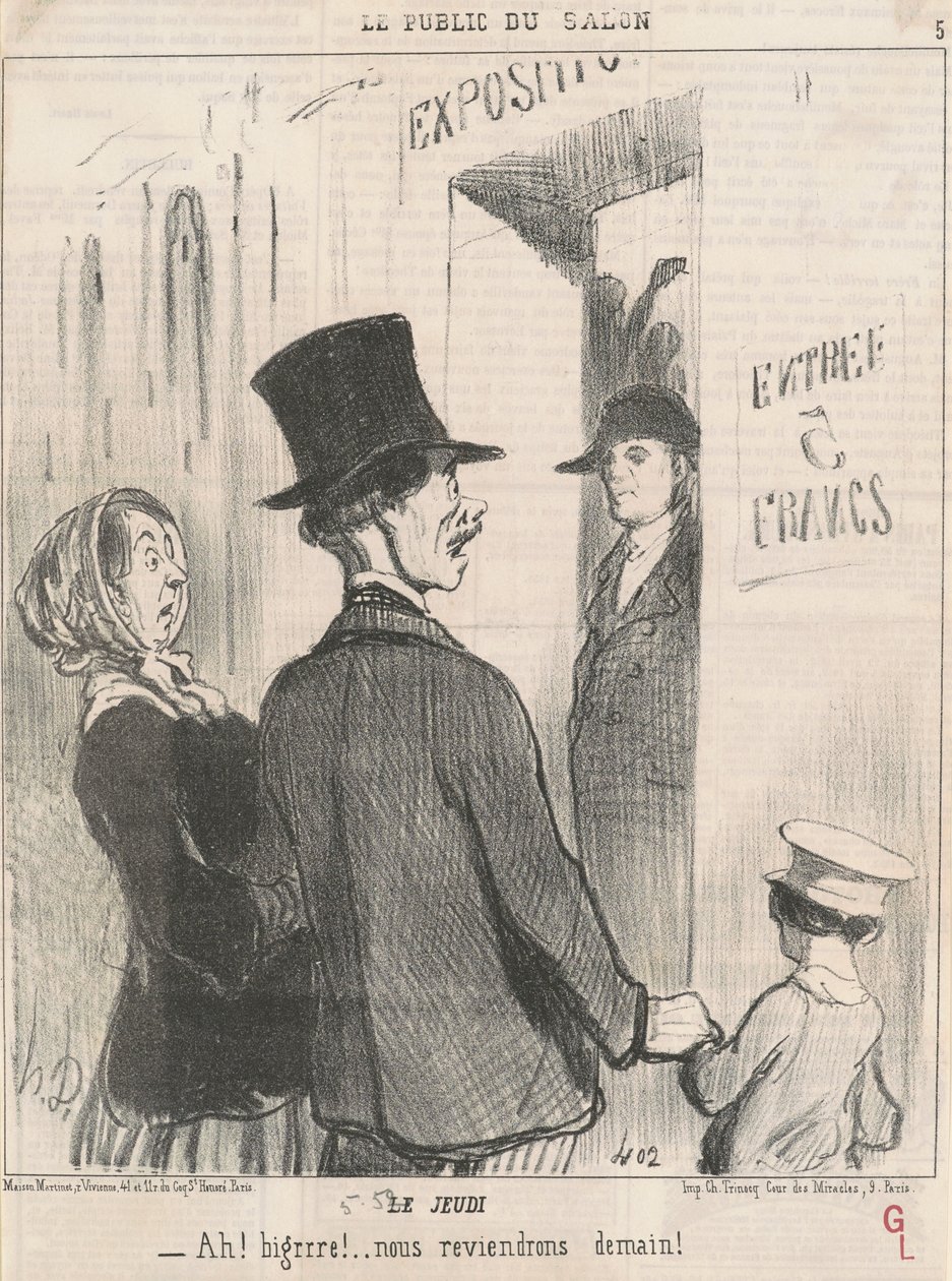 De donderdag door Honoré Daumier
