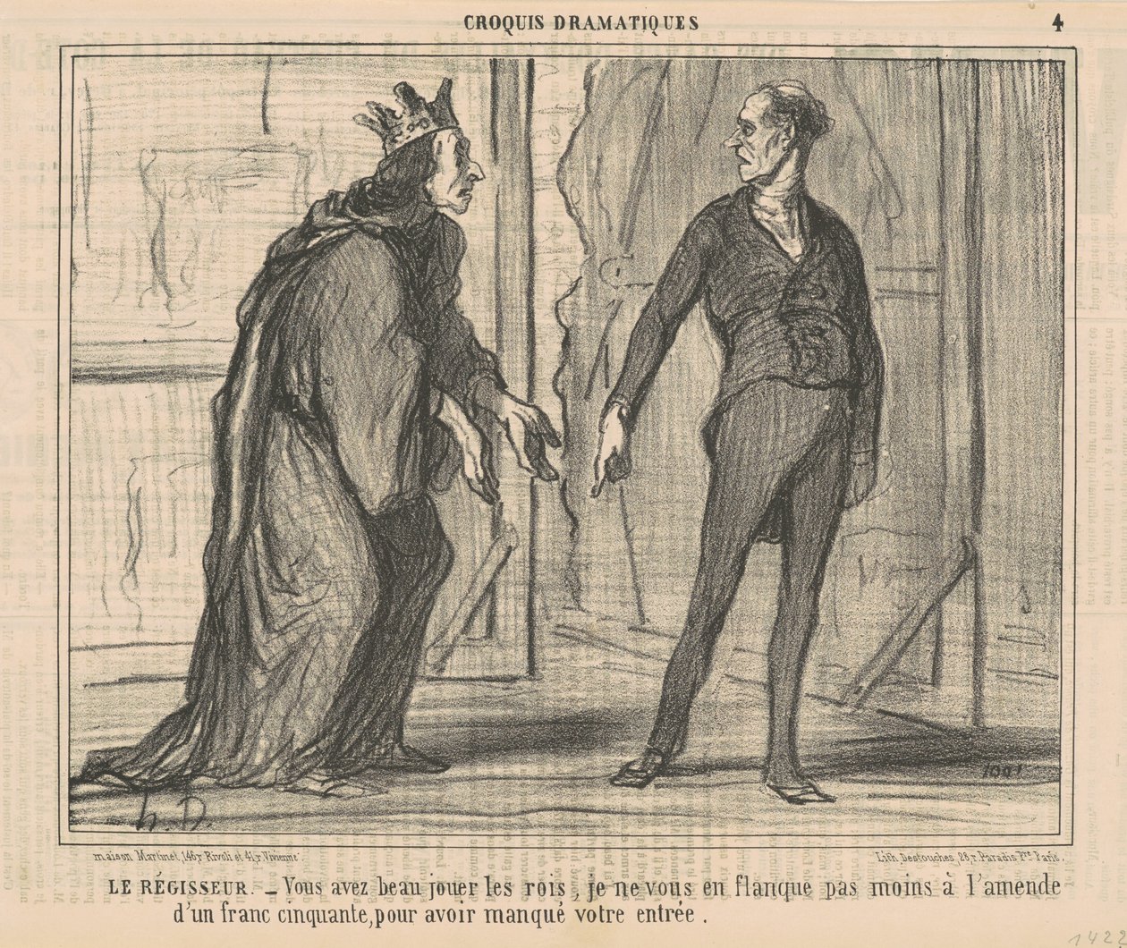 De beheerder door Honoré Daumier