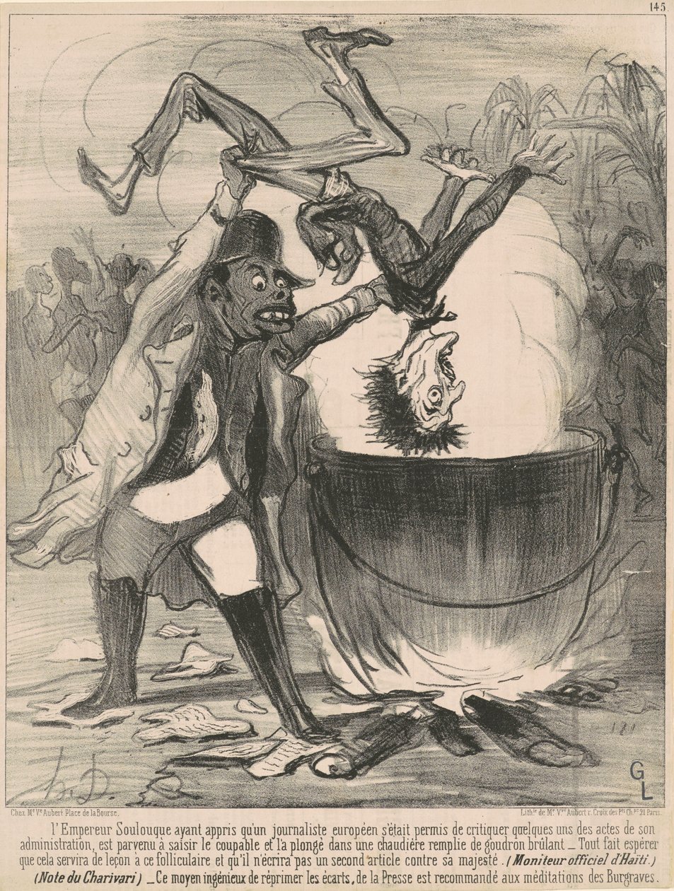 De keizer Soulouque door Honoré Daumier